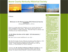 Tablet Screenshot of boonecountykyhistory.org